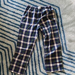 GAP Blue and Green Checkered Lounge Pants
